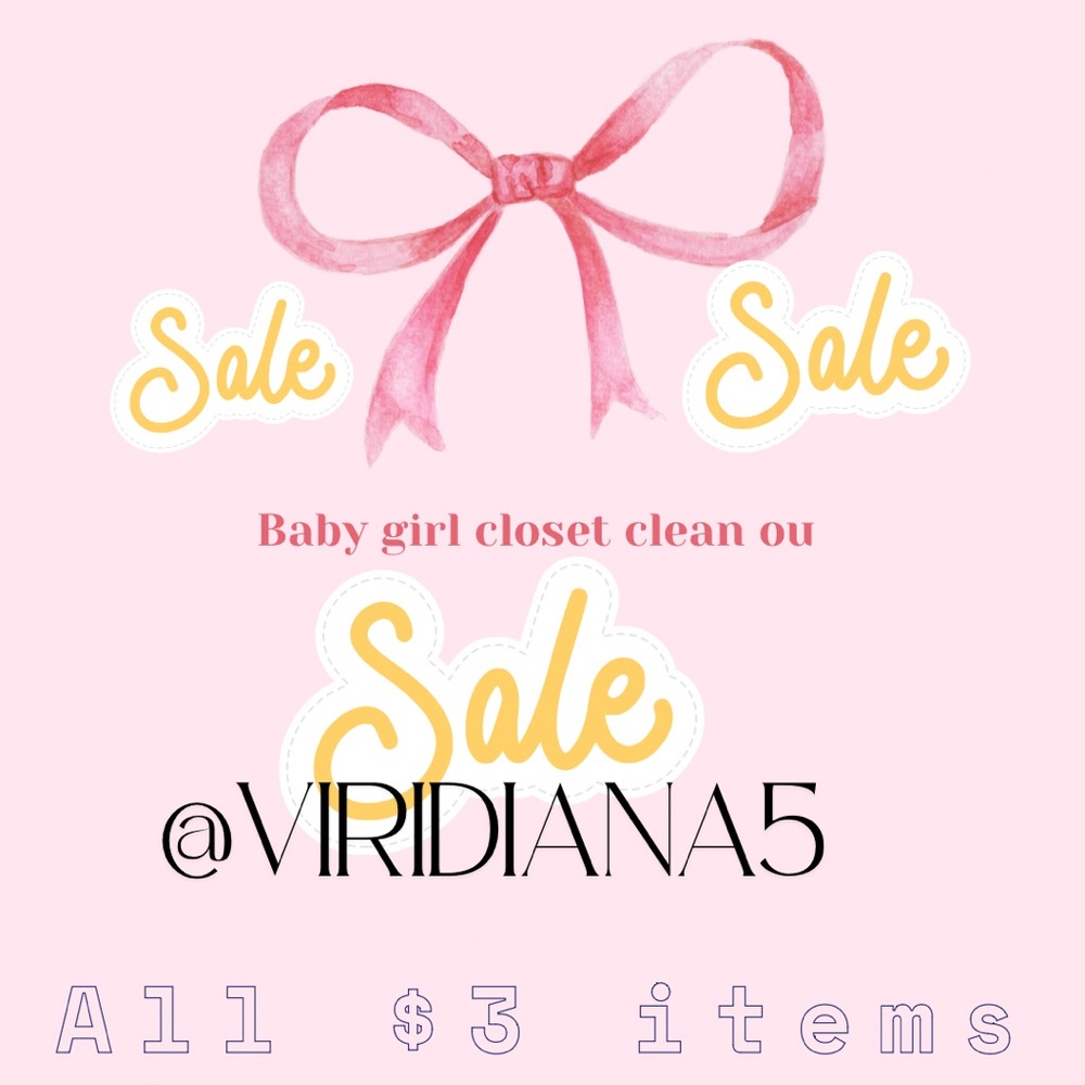 Baby Girl Closet Sale Poster